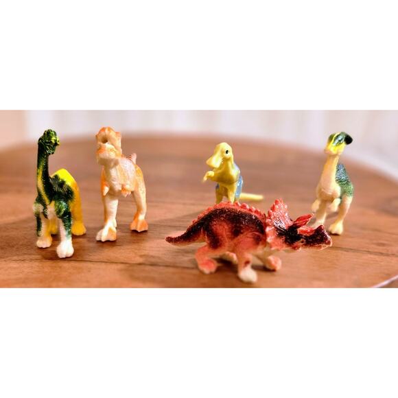 Vintage lot of dinosaurs plastic with Boley TM04 collectible Triceratops - Picture 5 of 16